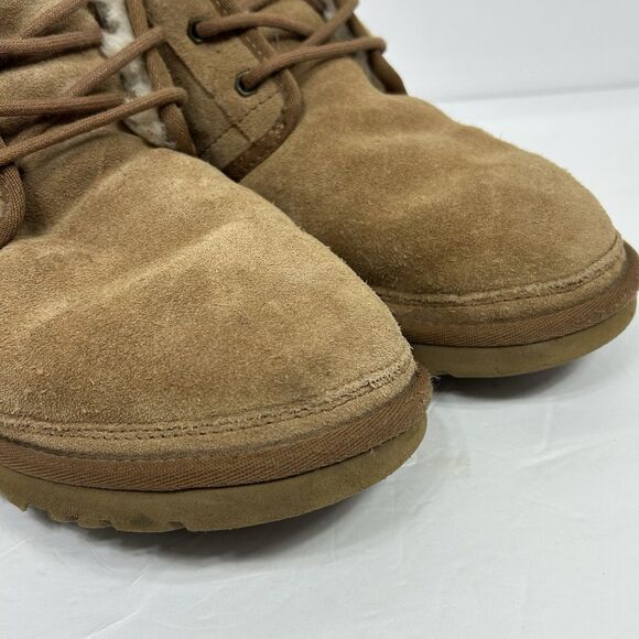 UGG Neumel Chukka Suede Lace Up Ankle Boots Women's Size 11 Chestnut - Picture 13 of 16